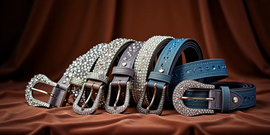 Add Sparkle with Stylish Rhinestone Belts for All Outfits