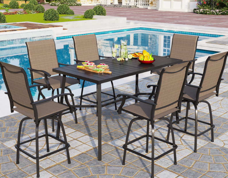 Redefine Outdoor Living with Modern Bar Height Patio Pieces