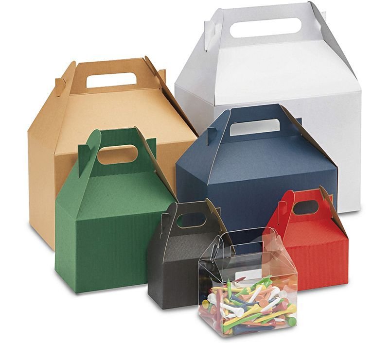 Affordable Kraft Gable Boxes Wholesale for Retail Use