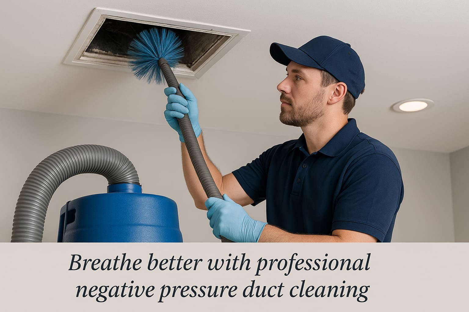 How Negative Pressure Air Duct Cleaning Works in Los Angeles