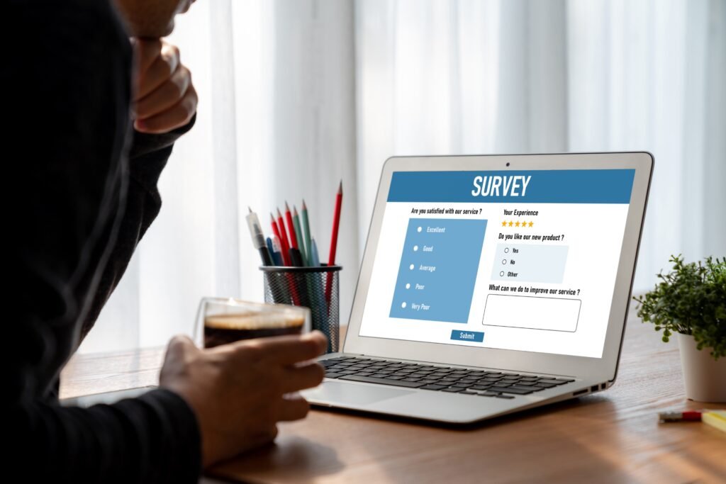website exit survey tool