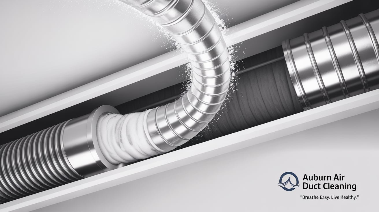 How Does Negative Pressure Air Duct Cleaning Reduce Allergens in Auburn?