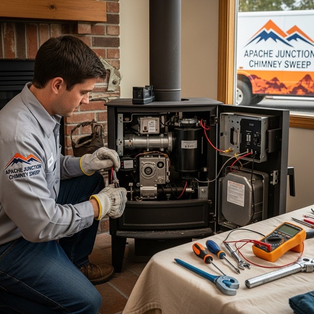 Why Pellet Stove Repair Is Often the Smarter Choice in Apache Junction?
