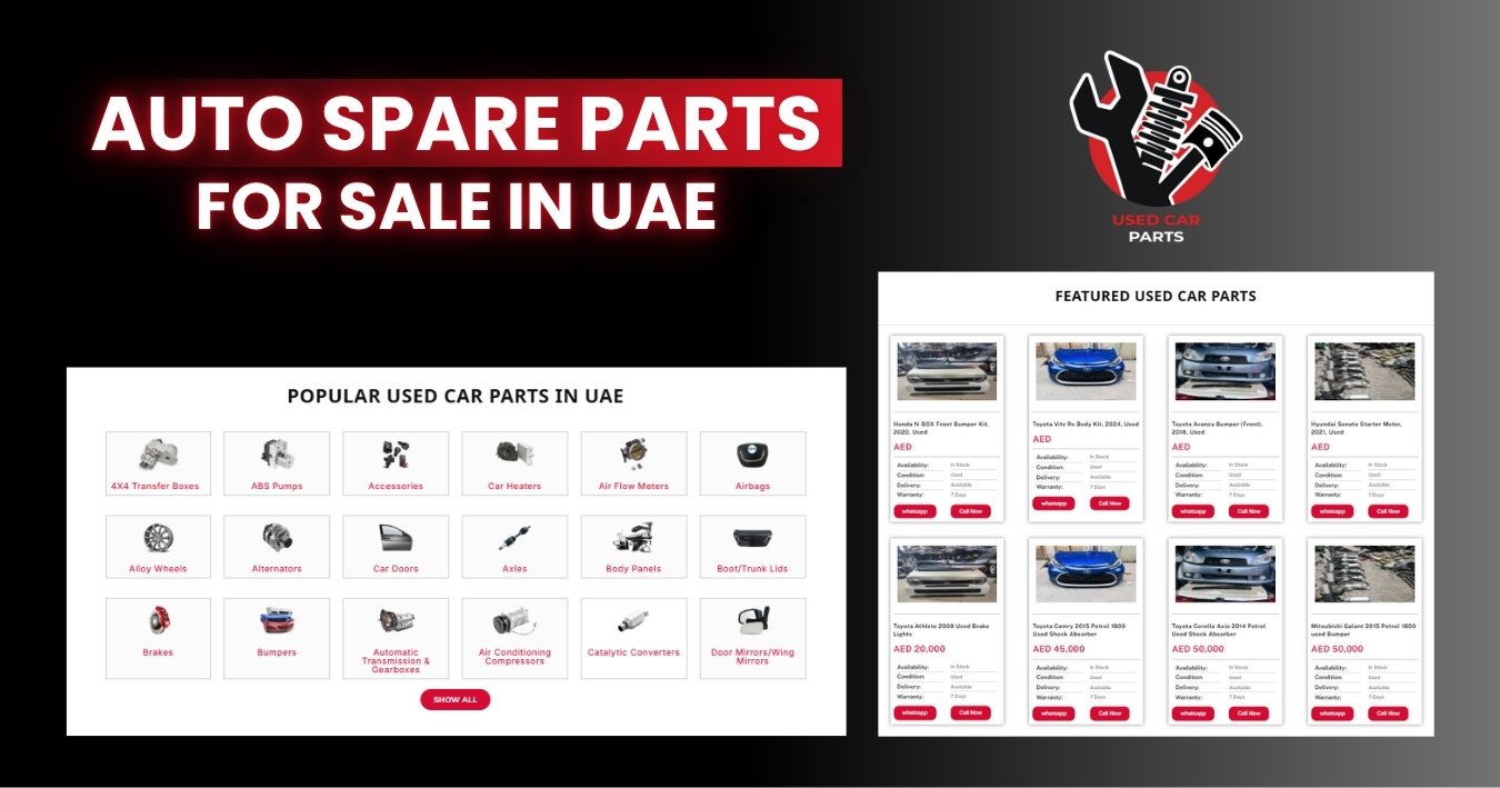 Why are car parts important for vehicle maintenance in the UAE