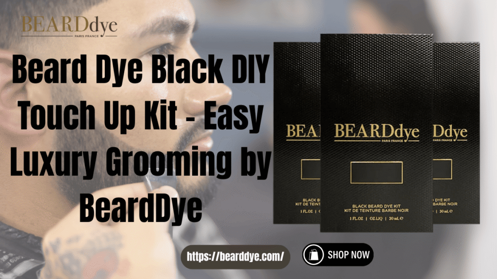 Beard Dye Black DIY Touch Up Kit