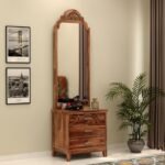 dressing table with mirror