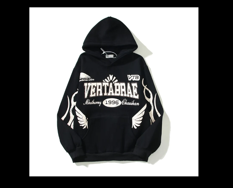 vertebrae hoodie – Structure Meets Soul in Modern Streetwear