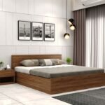 buy bed design from wooden street