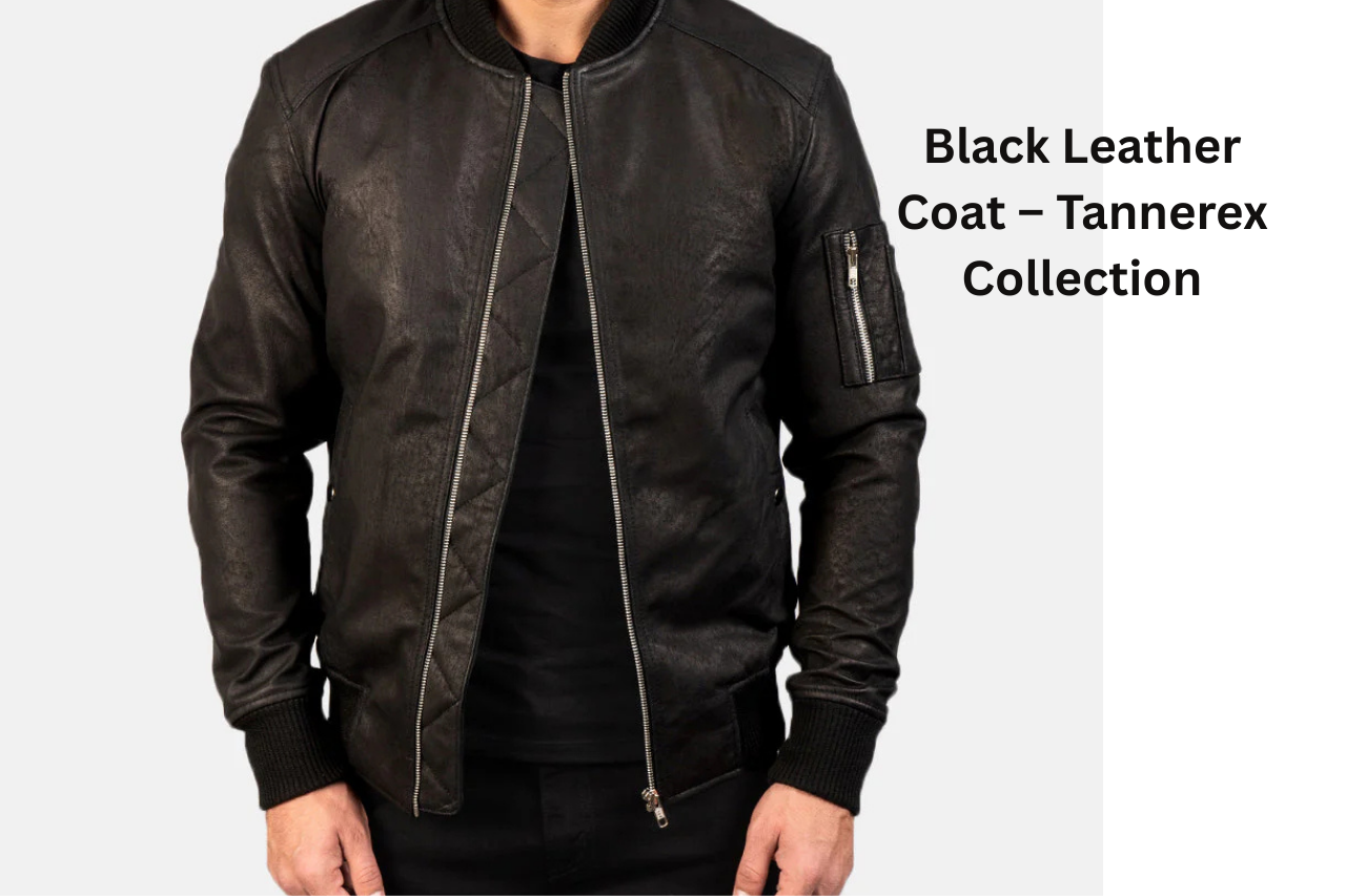Timeless Elegance with Men’s Black Leather Coat