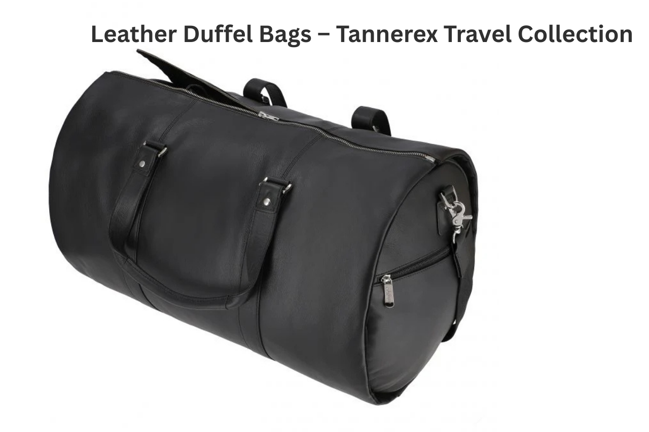 Refined Journeys: Men’s Leather Duffel Bags