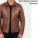Classic Charm of Men’s Brown Leather Coat Jacket
