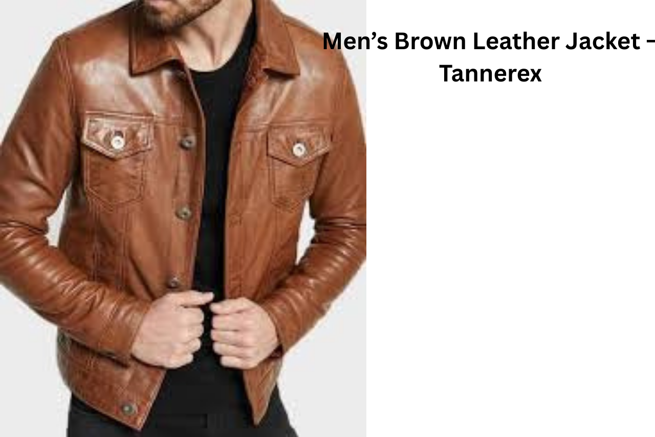 Effortless Style with Men’s Brown Leather Jacket