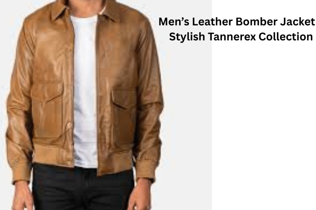 Iconic Edge with Men’s Leather Bomber Jacket