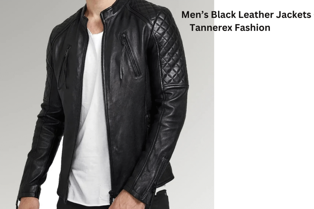 Bold Elegance with Men’s Black Leather Jackets