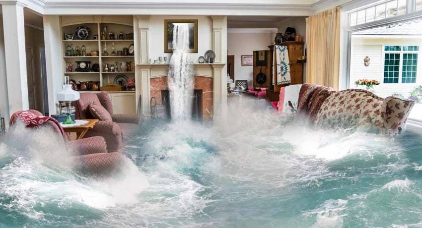 ceiling water damage Kitchener