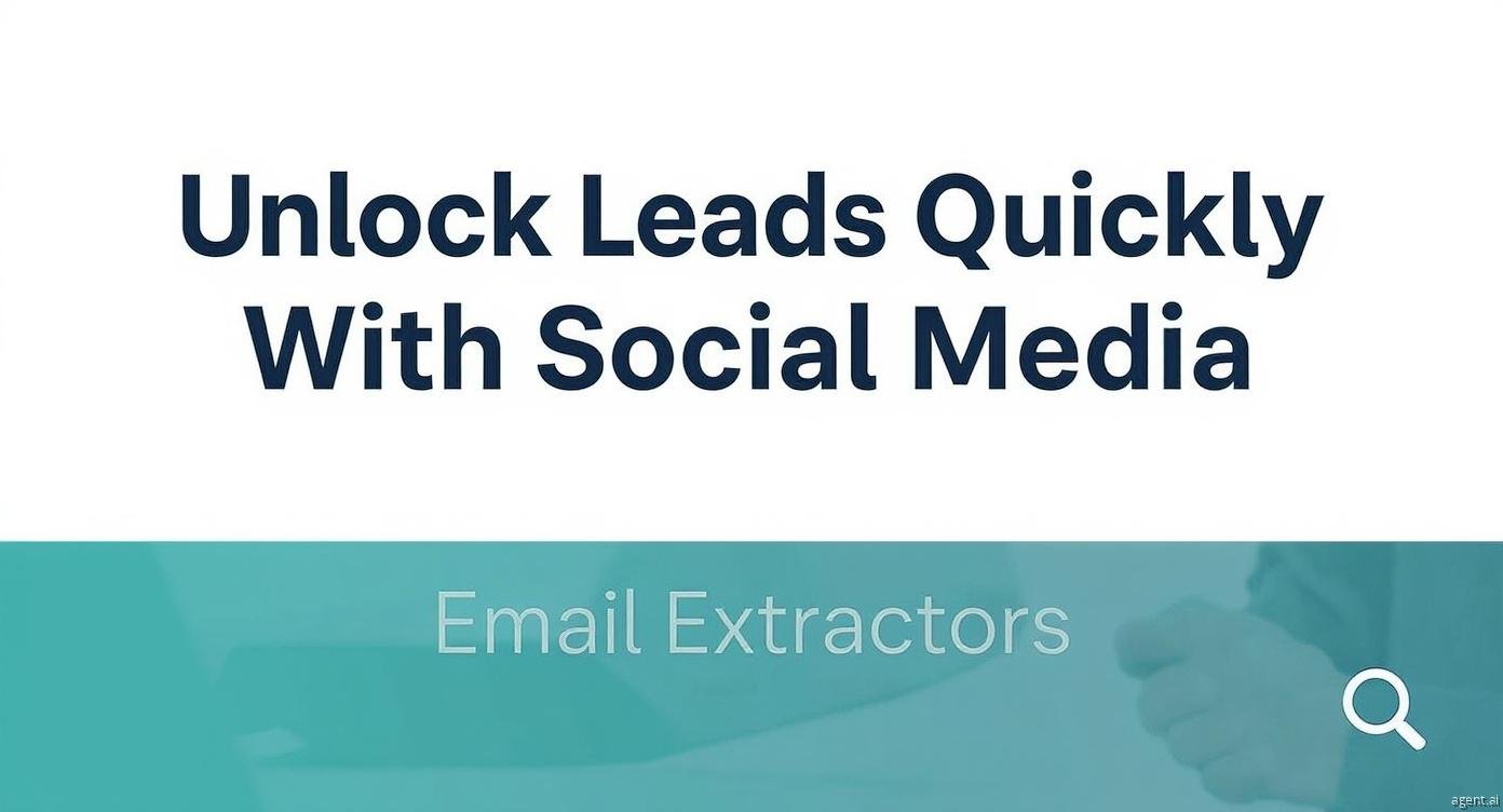 Unlock Leads Quickly With Social Media Email Extractor