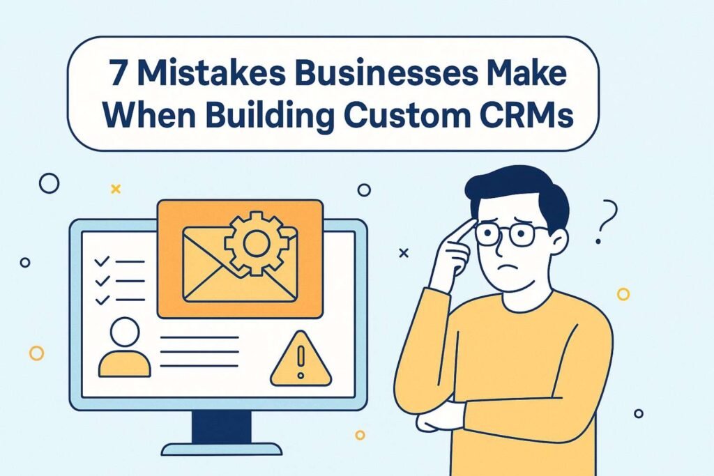 7 Mistakes Businesses Make When Building Custom CRMs