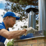 Miami, Florida chimney inspection and fireplace cleaning by certified professionals, including flue sweeping, stove maintenance, and emergency repair services.