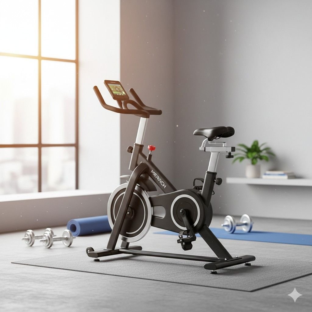 Home Gym Setup with MERACH Bike