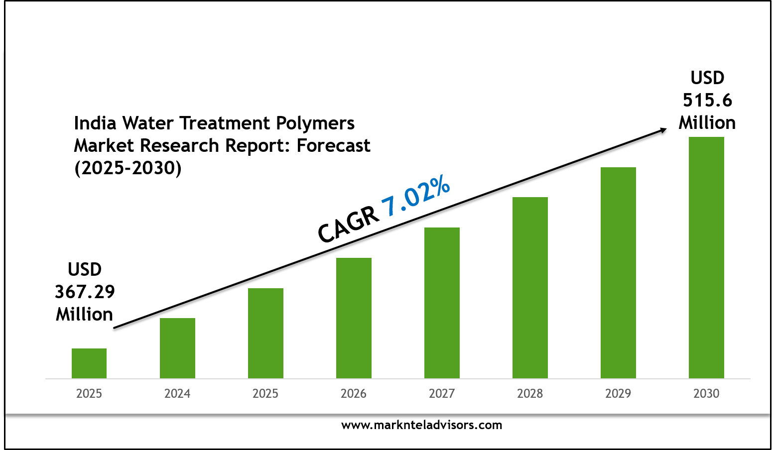 India Water Treatment Polymers Market Size, Share & Forecast Analysis to 2030