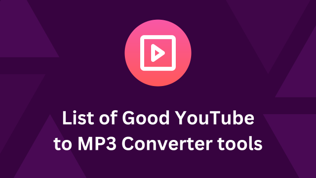 Best YouTube to MP3 Converter