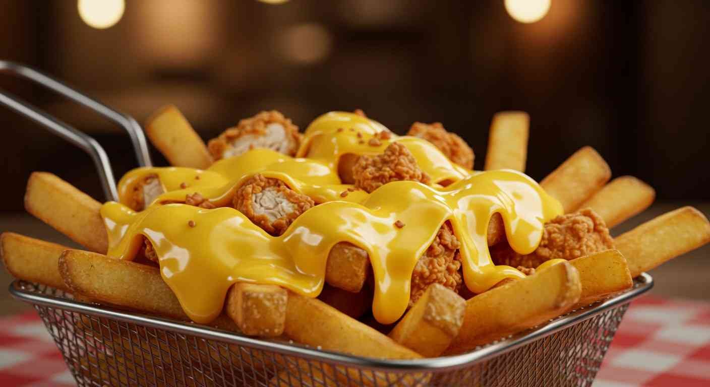 Cheesy Chicken Loaded Fries