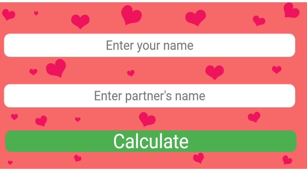 Love Percentage Calculator