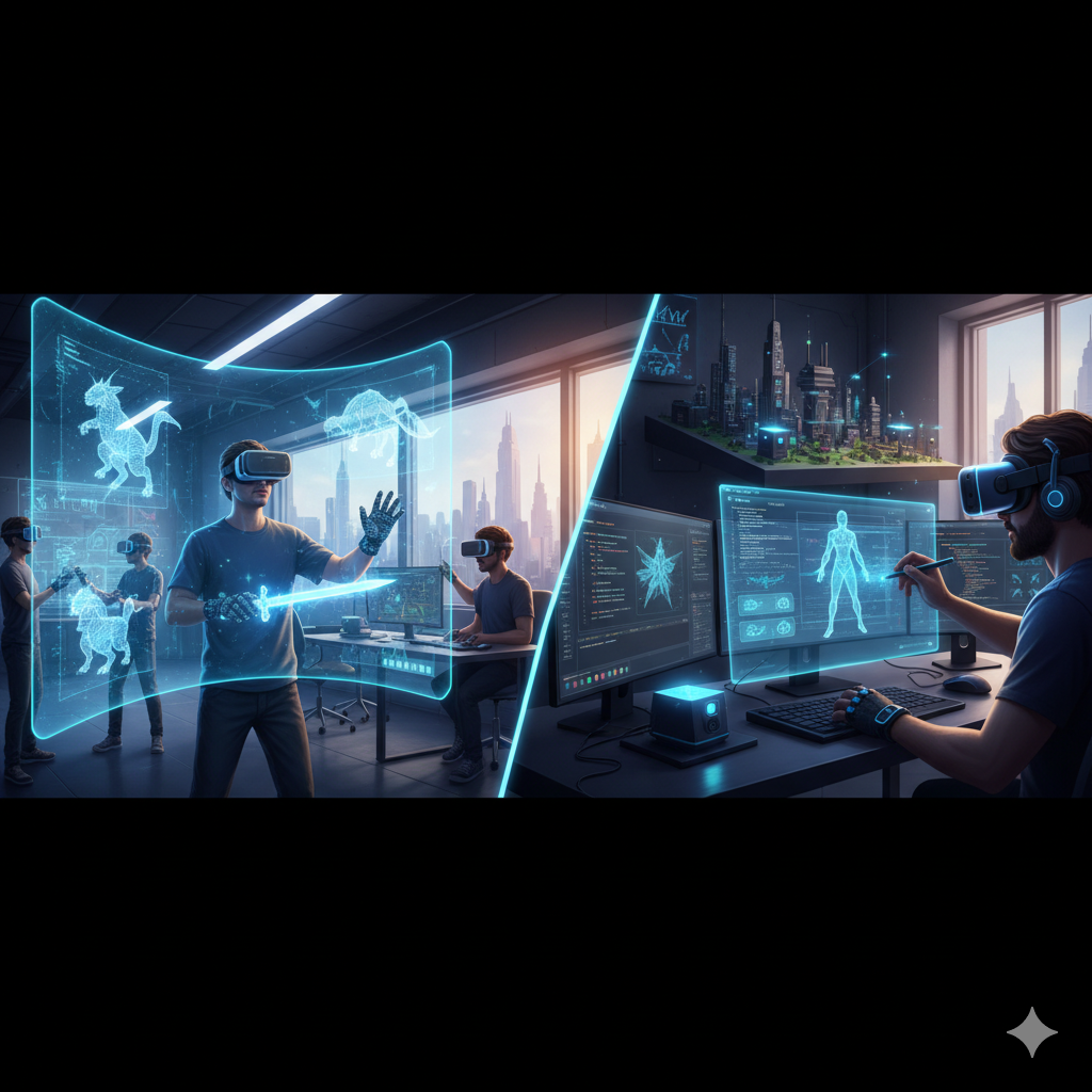 The Role of XR (AR, VR & MR) in Game Development Studios