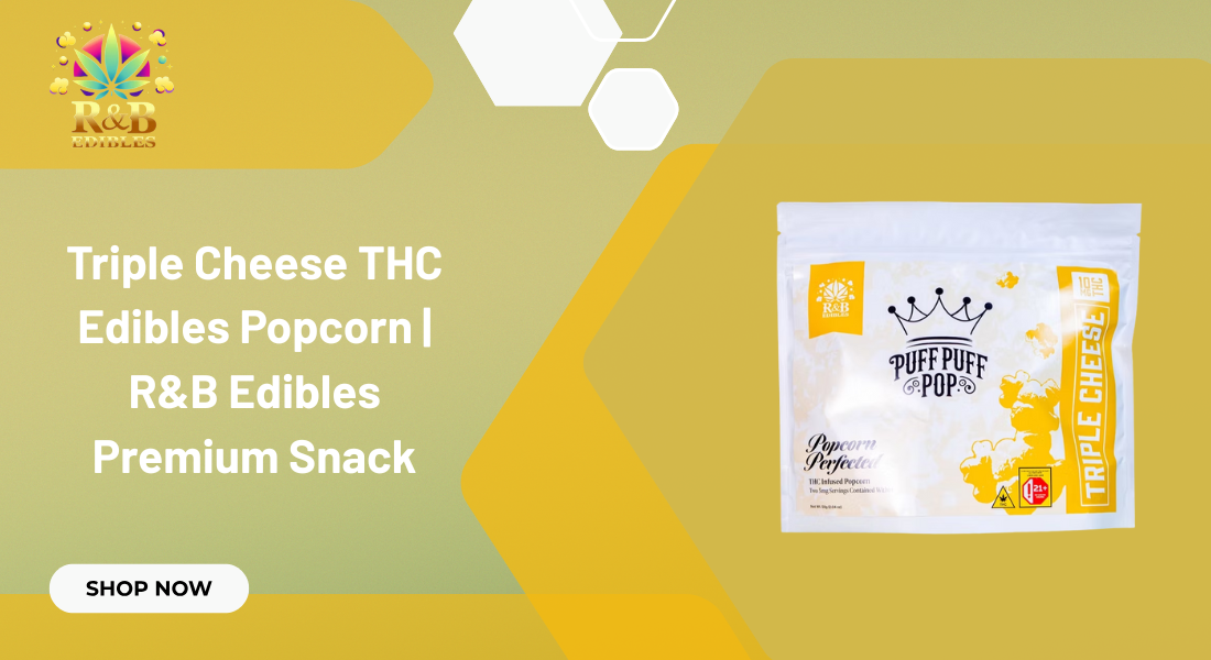 Triple Cheese THC Edibles Popcorn