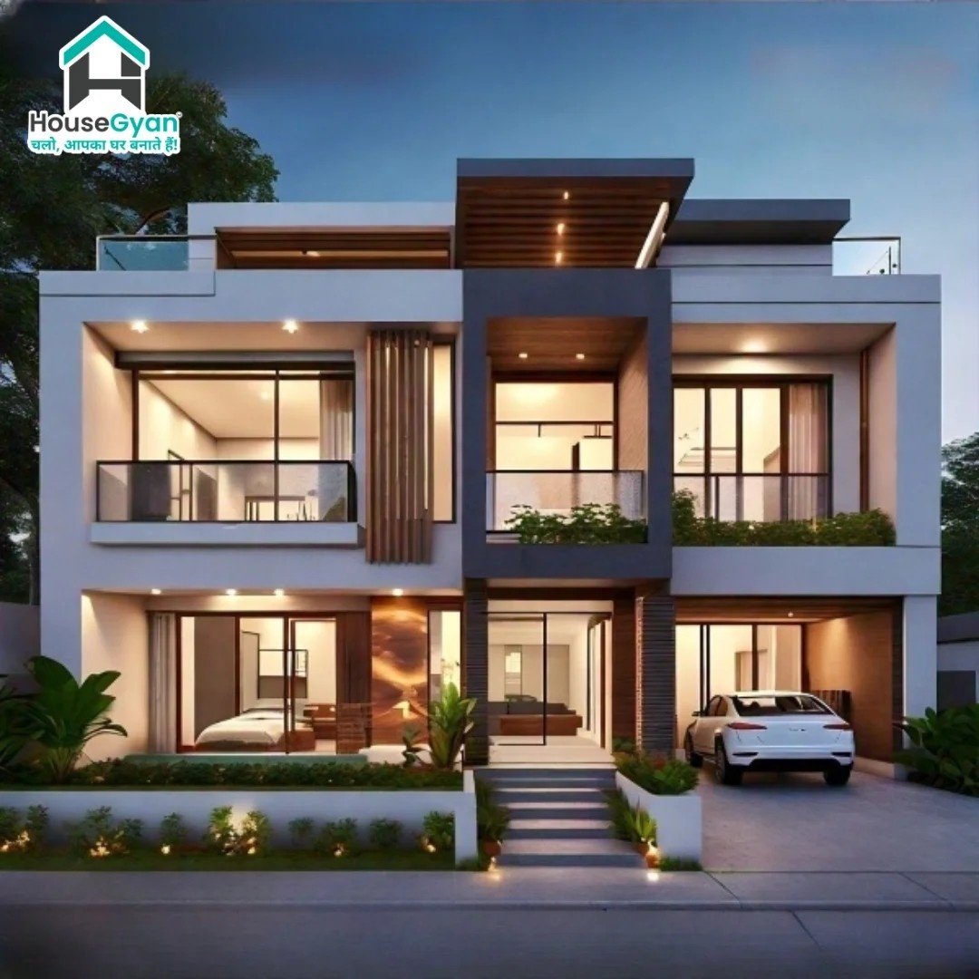 Modern Elevation Design by House Gyan – Redefining Home Exteriors