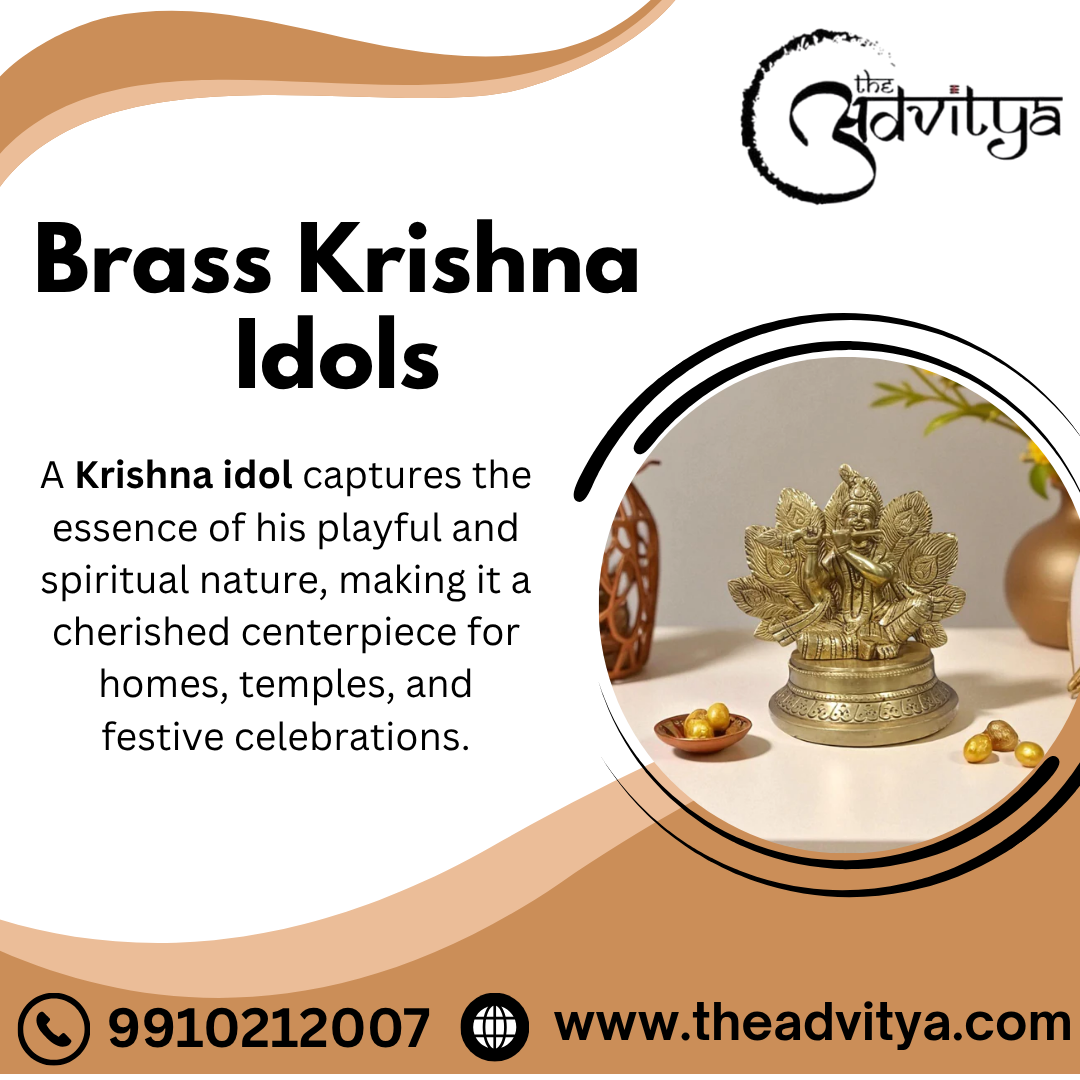 The Art and Devotion Behind Krishna Idols
