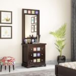 dressing table with mirror