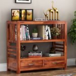 bookshelf design from wooden street