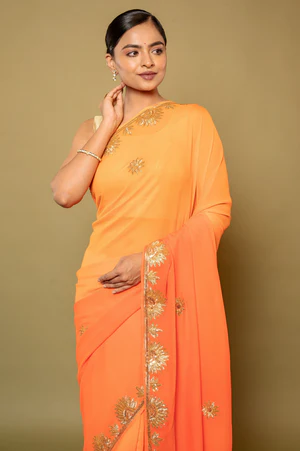 Rajputi Chiffon Saree