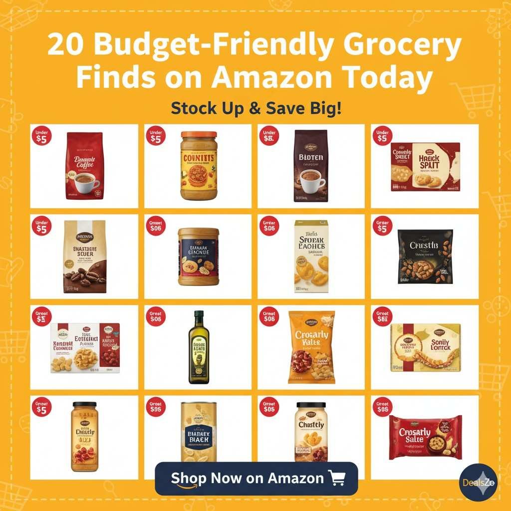 20 Budget-Friendly Grocery Finds on Amazon Today
