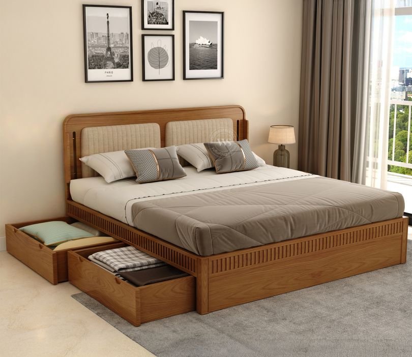 double bed design