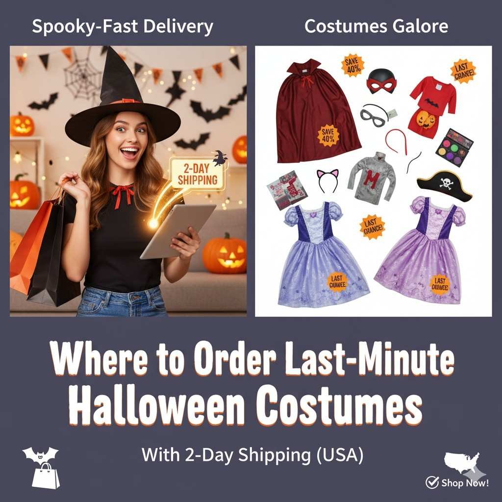 Last-Minute Halloween Costumes USA – 2-Day Shipping