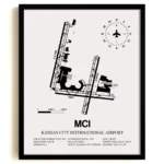 Kansas City International Airport Map