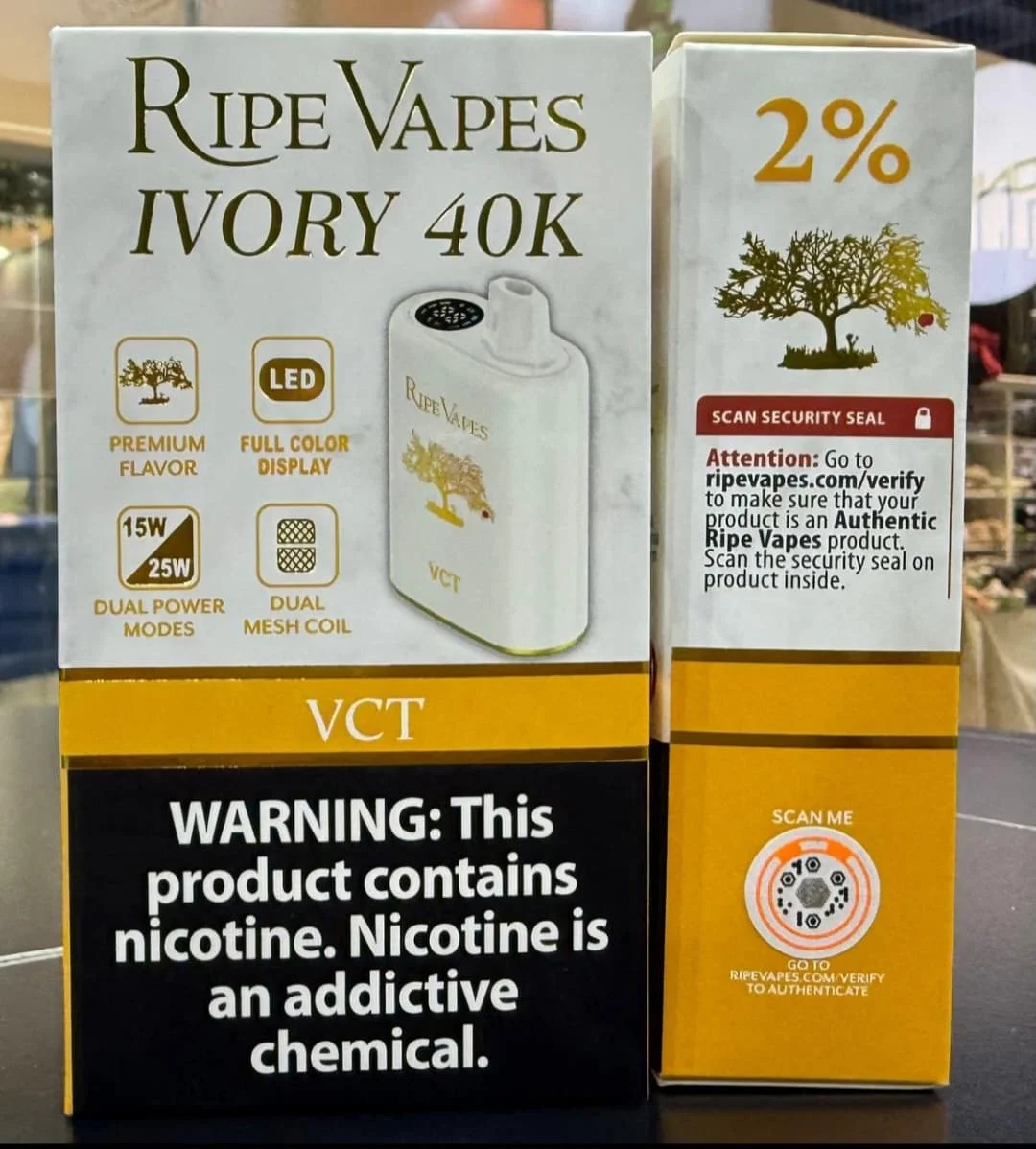 Ripe Vapes Ivory 40K Puffs