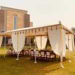 Luxury wedding tent