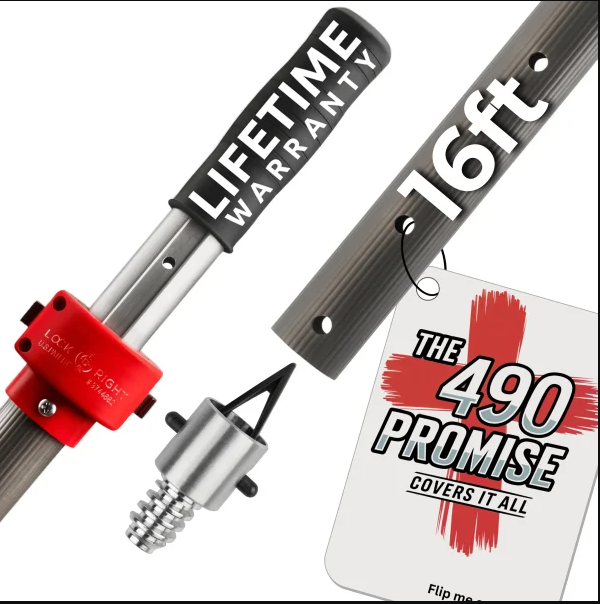 pole for swimming pool net