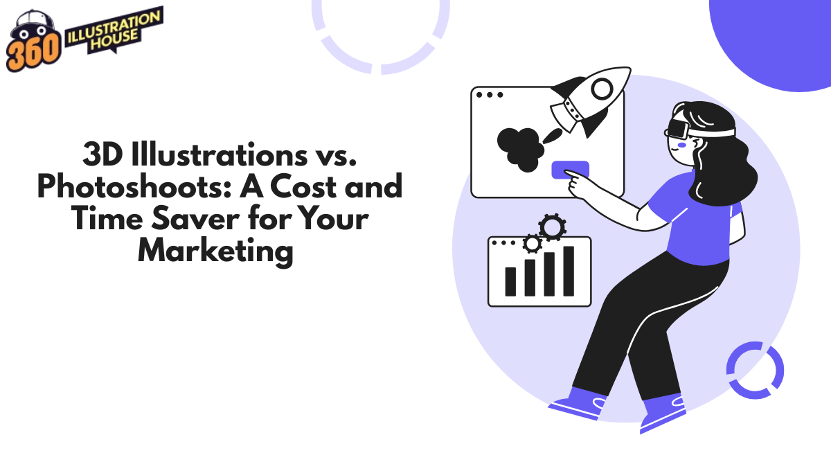3D Illustrations vs. Photoshoots A Cost and Time Saver for Your Marketing