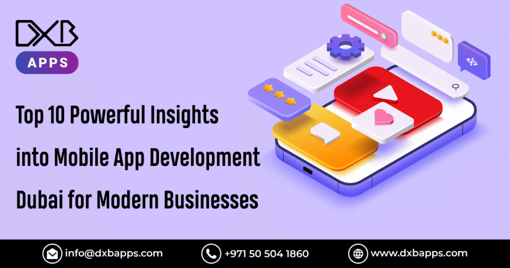 mobile app development dubai services by DXB APPS