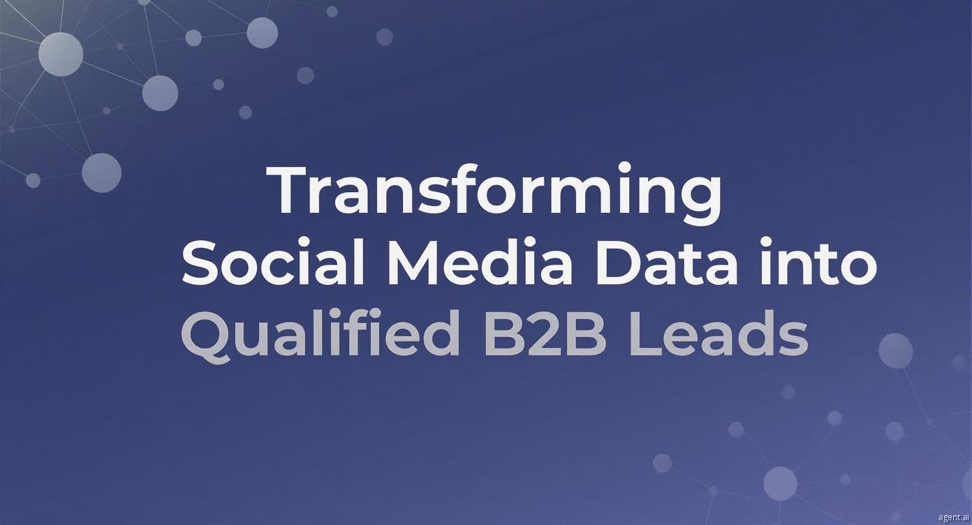 Transforming Social Media Data into Qualified B2B Leads