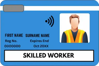 CSCS blue card