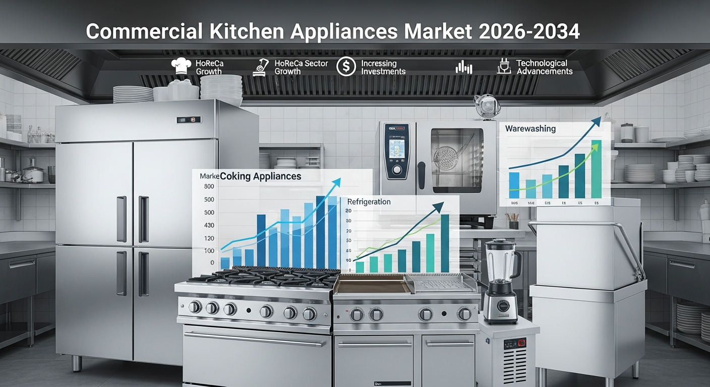 Commercial Kitchen Appliances Market Size, Growth & Trends Forecast 2026-2034