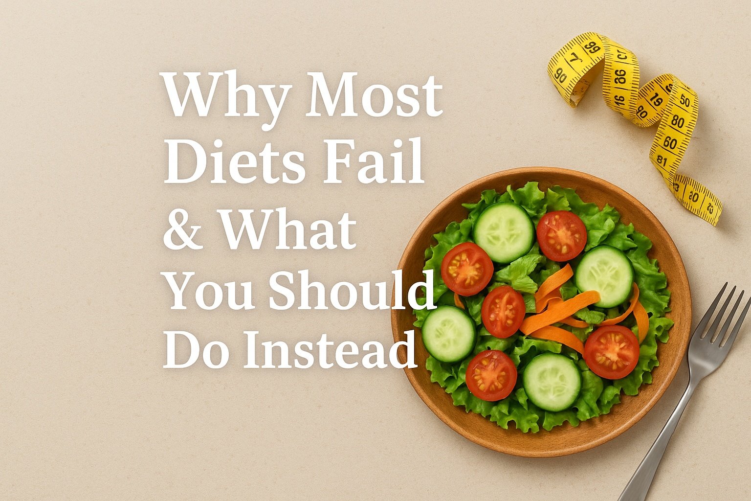 Why Most Diets Fail & What You Should Do Instead